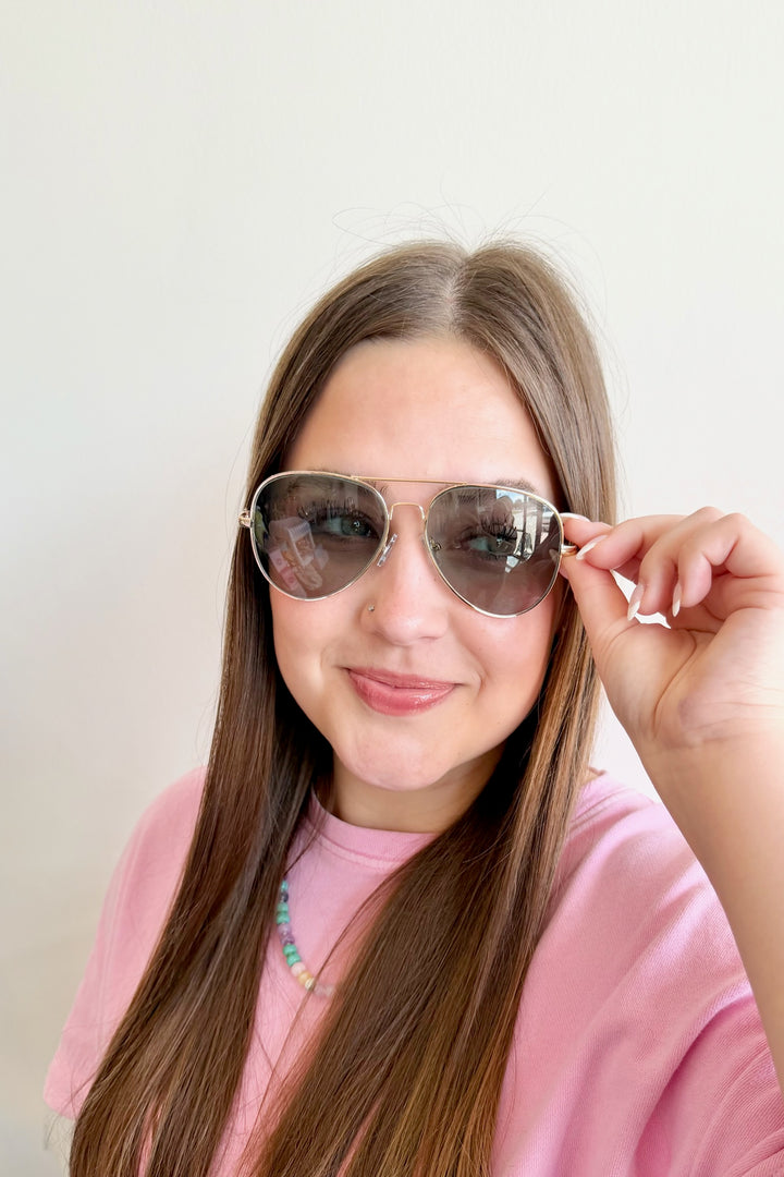 Marlowe Aviator Sunglasses- Two Options