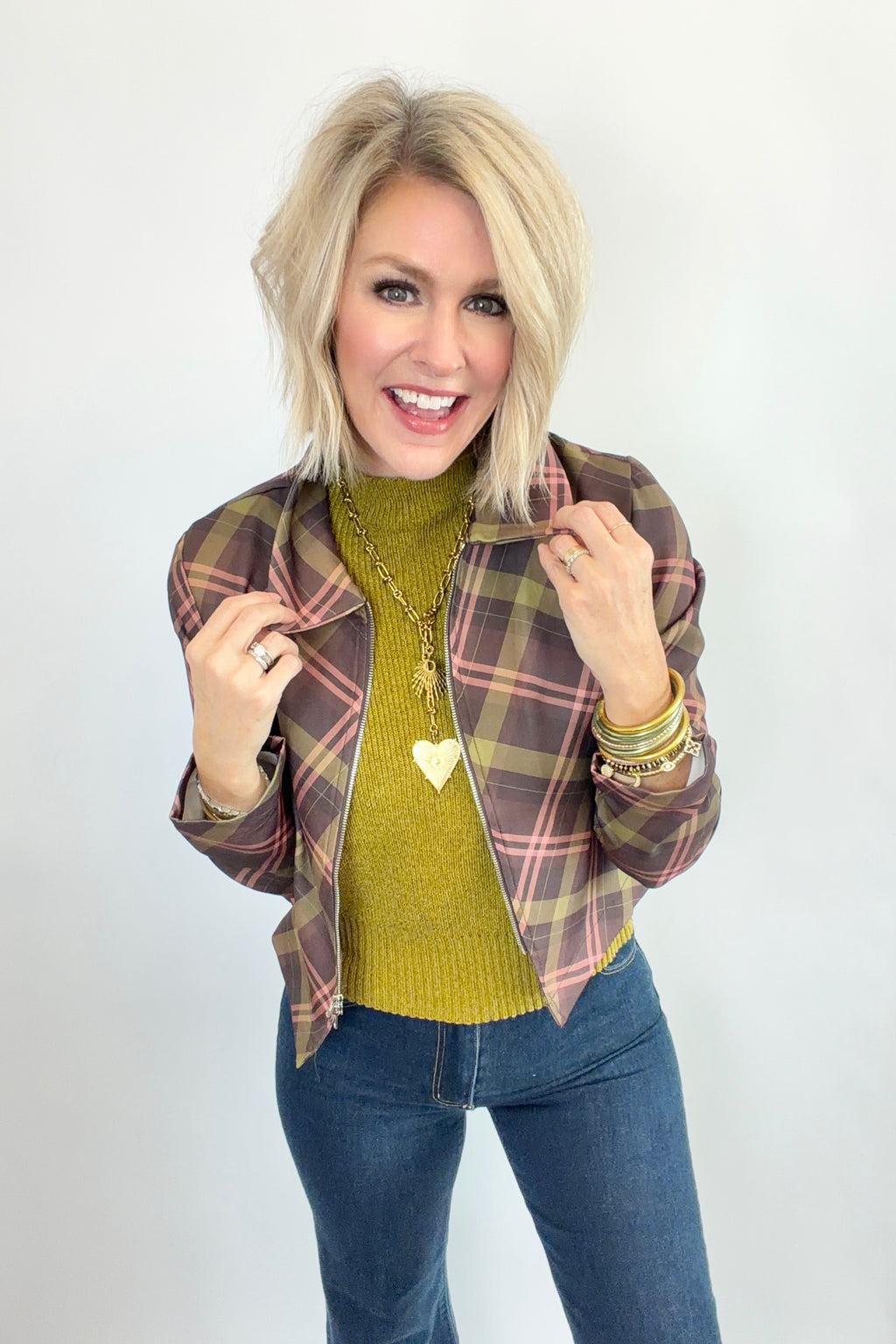 Plaid About You Jacket