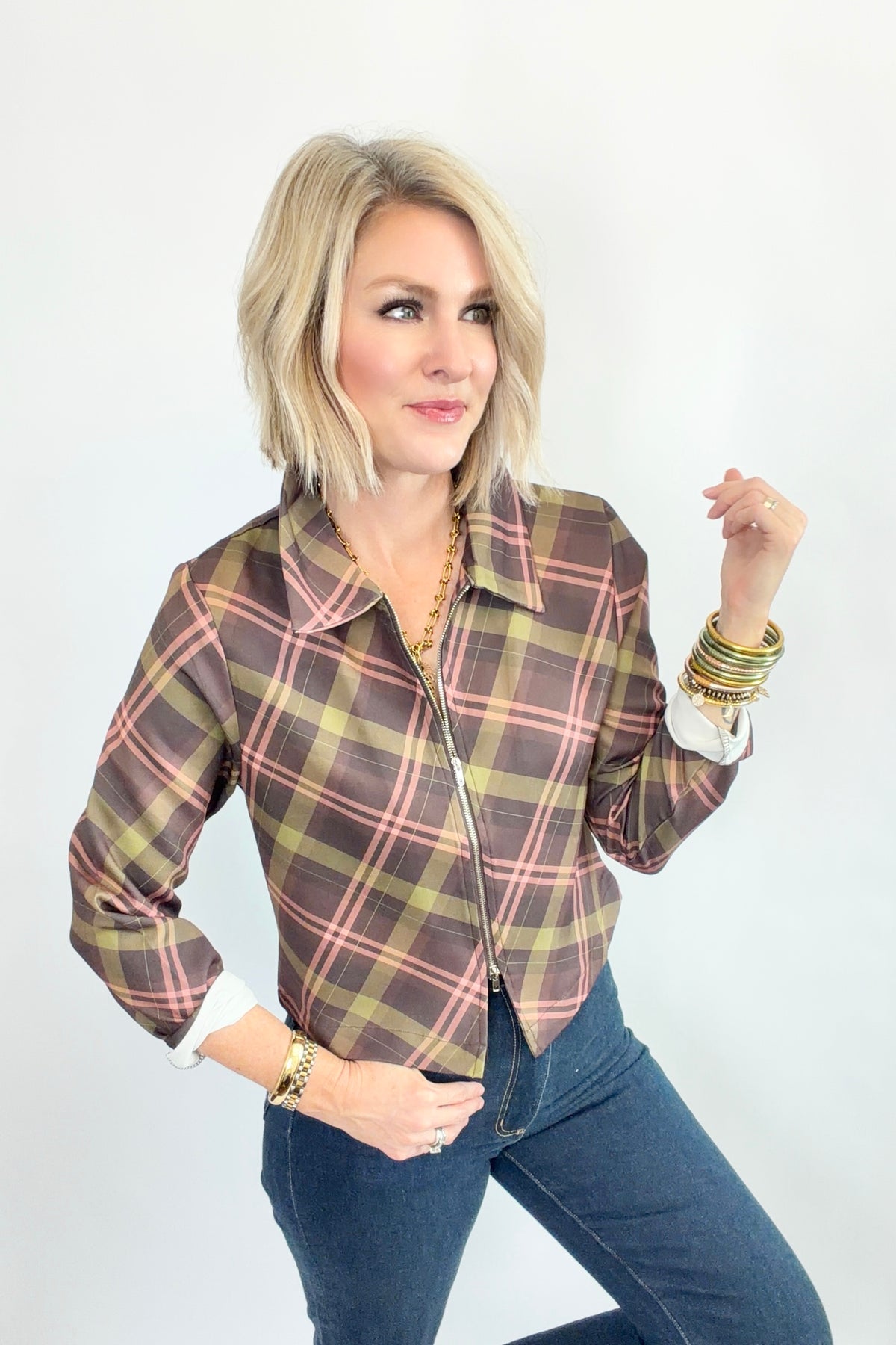 Plaid About You Jacket