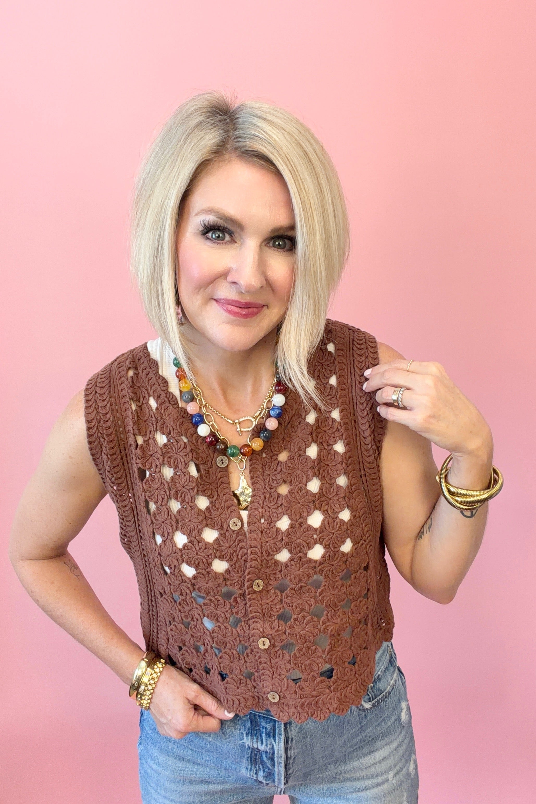 Woven Wonder Crochet Top