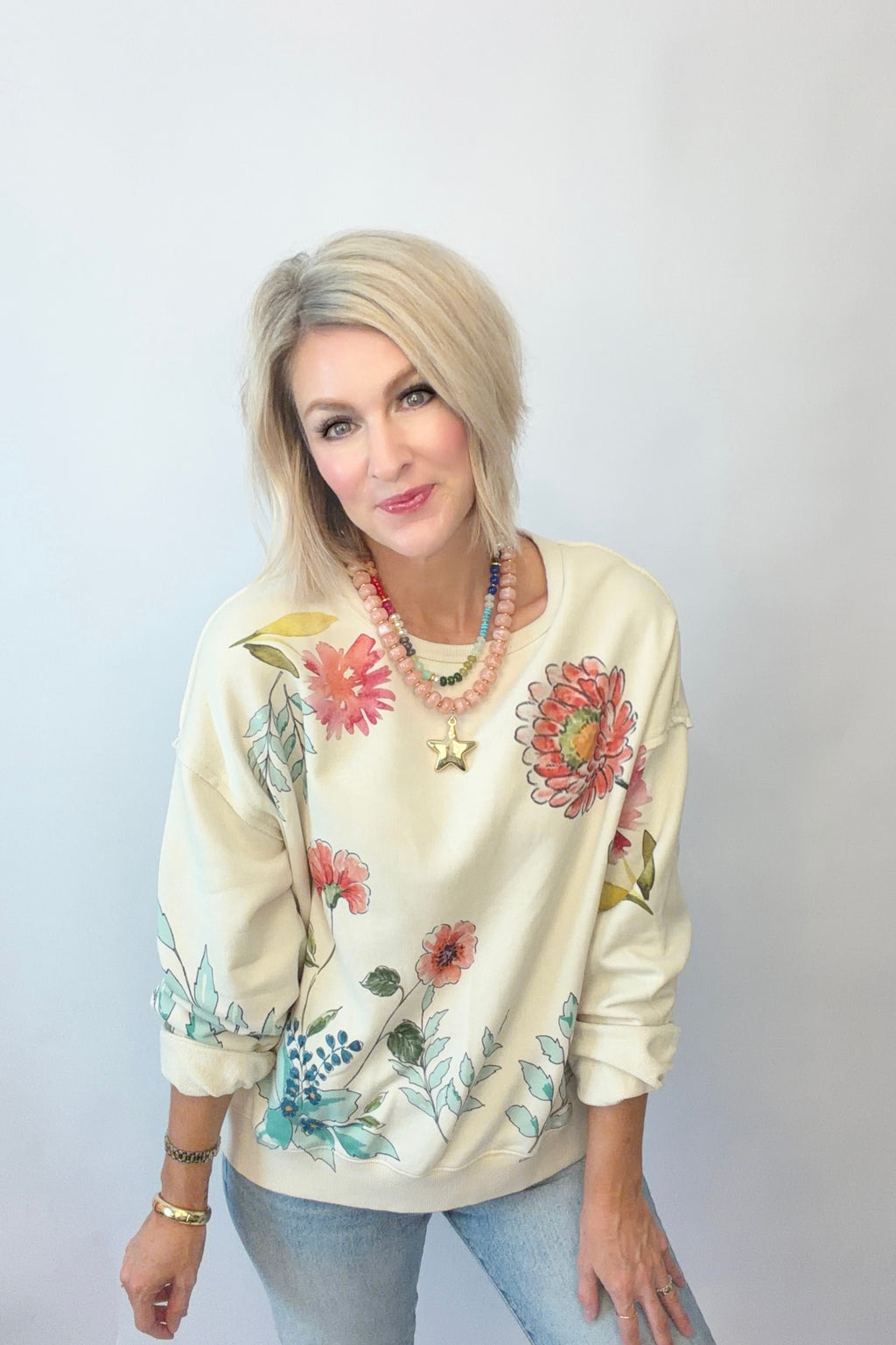 Watercolor Dream Knit Top