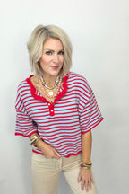 Fireside Stripe Knit Top