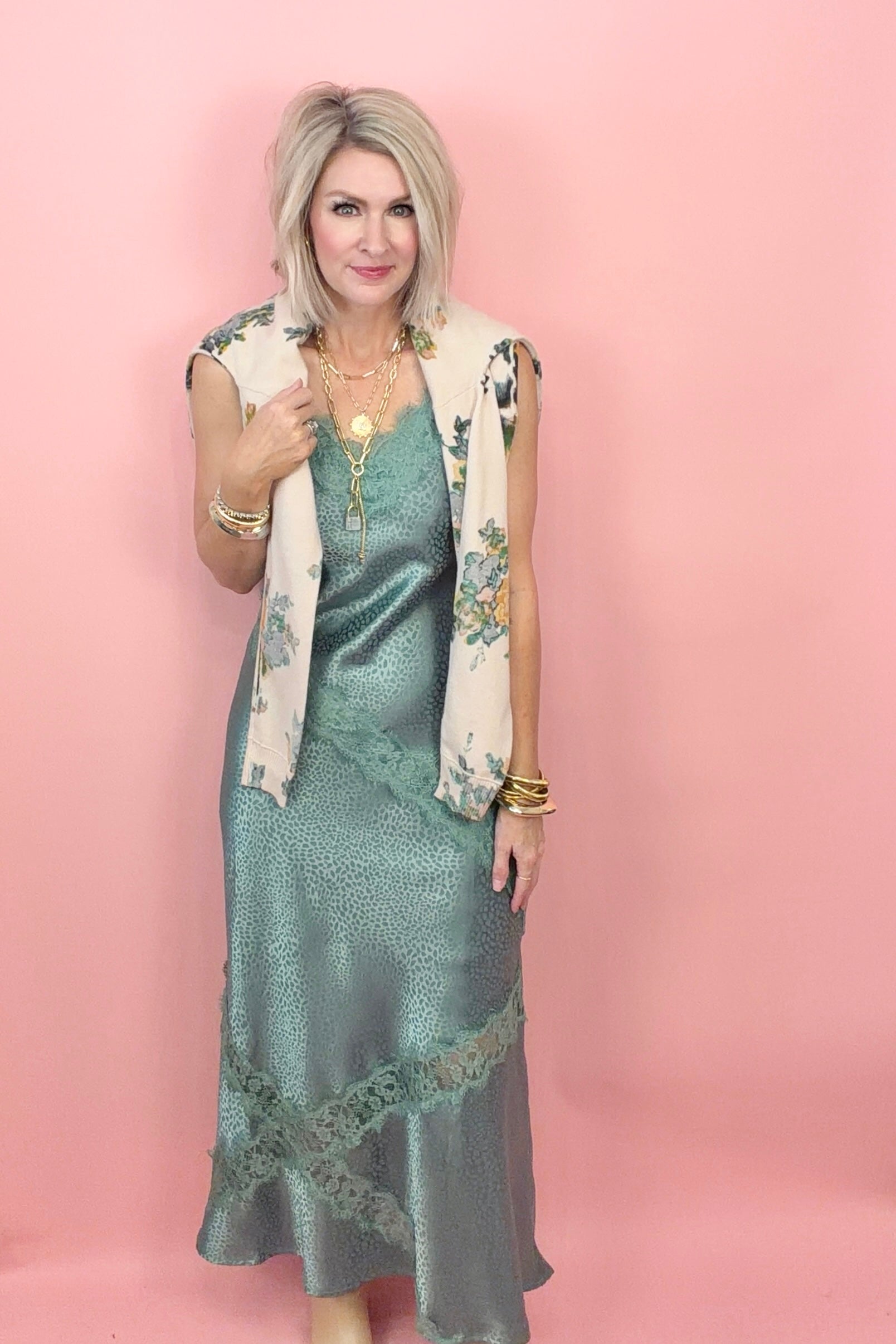 Wild Lace Slip Dress
