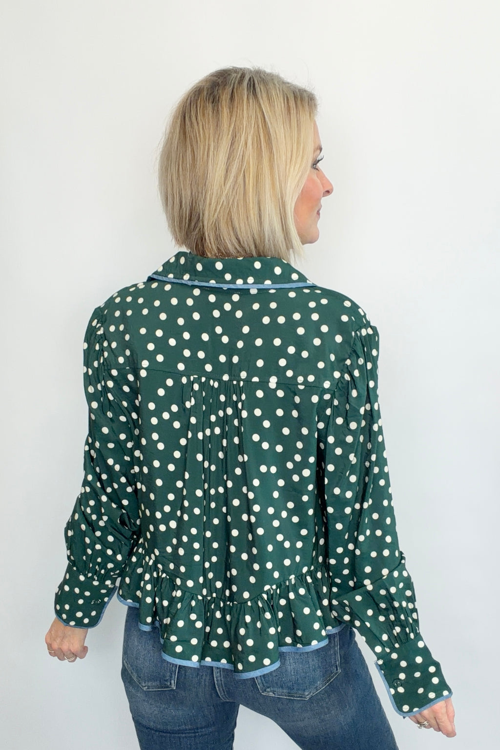 The Emerald Social Blouse