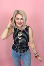 Tied & Striped Top