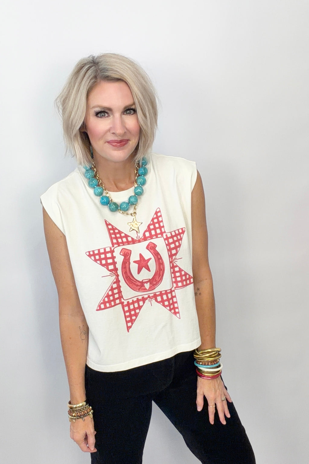 Lucky Horseshoe Tee