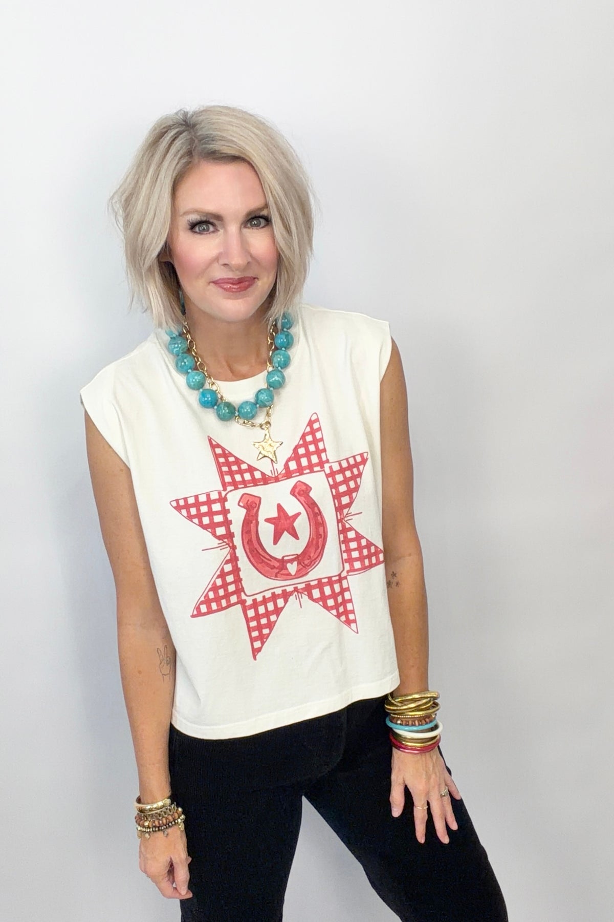Lucky Horseshoe Tee
