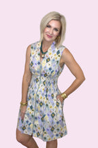 Wildflower Trellis Zip Dress