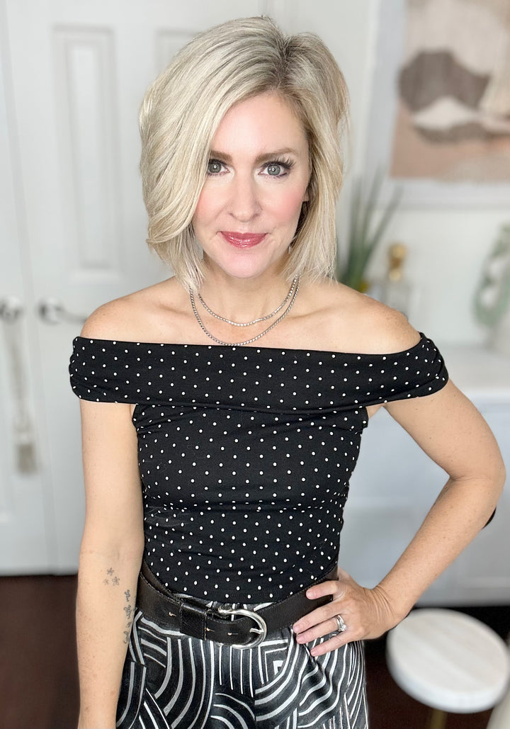 Dotty Darling Knit Top