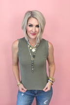 Eyelet Edge Tank