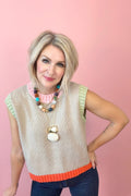 The Everyday Color Block Vest