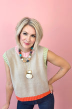 The Everyday Color Block Vest