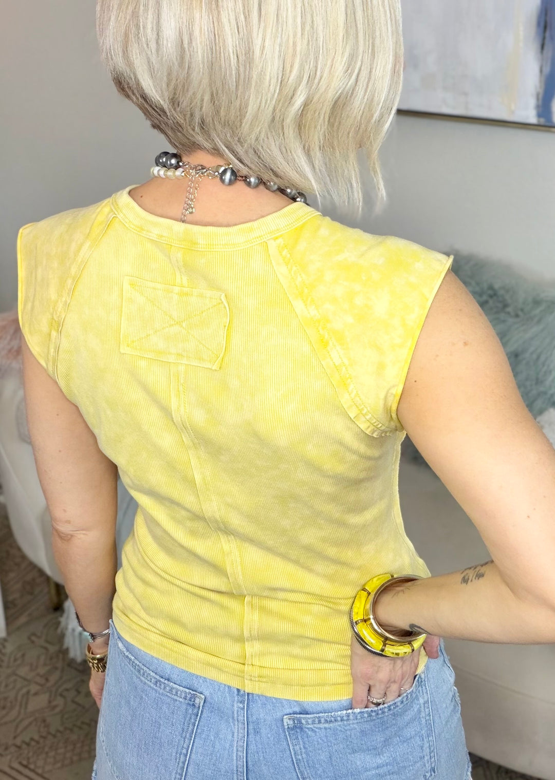 Ray of Sunshine Ribbed Tee
