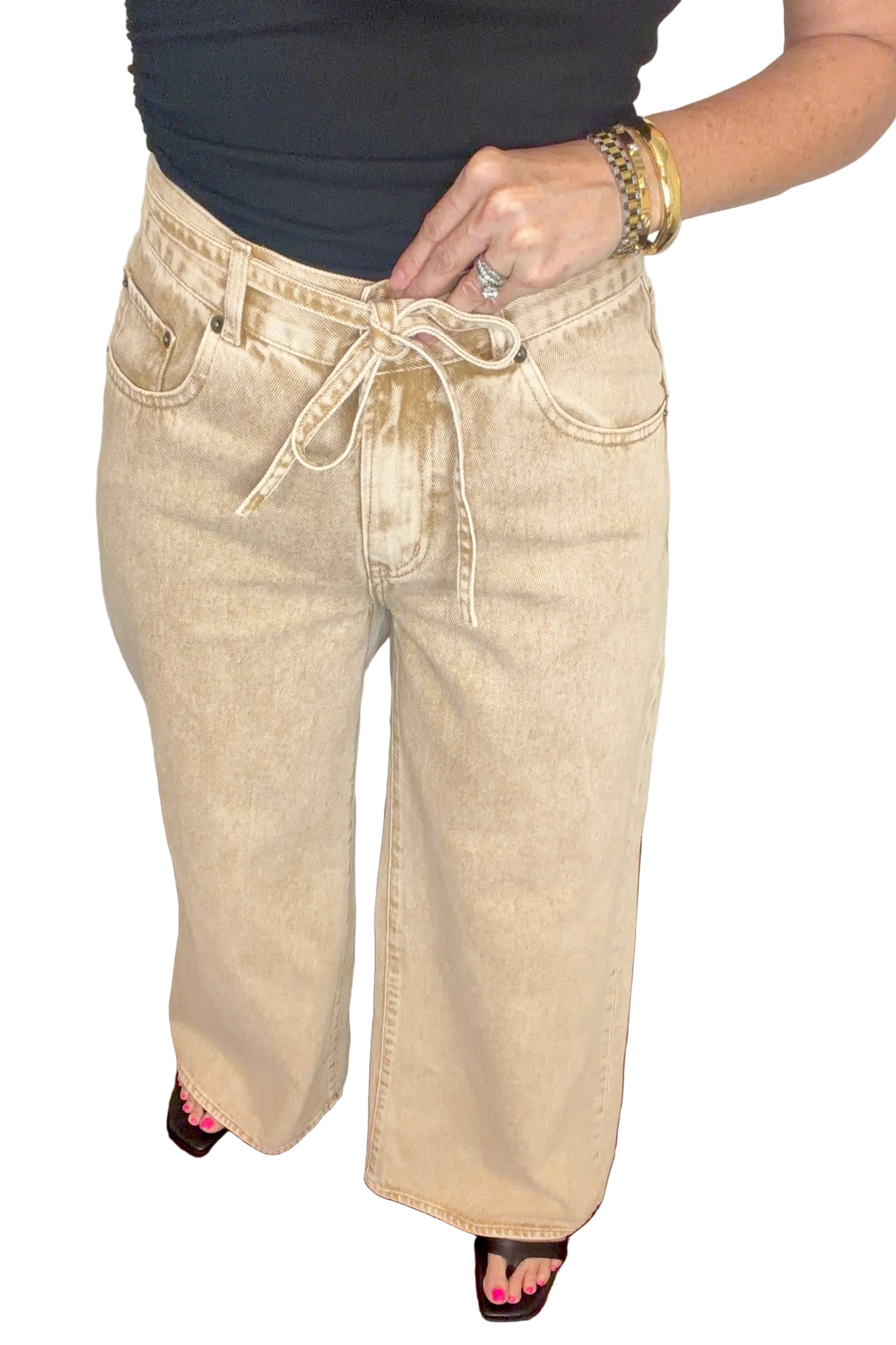 Drifter Mid Rise Wide Leg Jean
