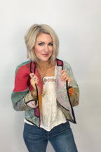 Patched Play Kantha Jacket