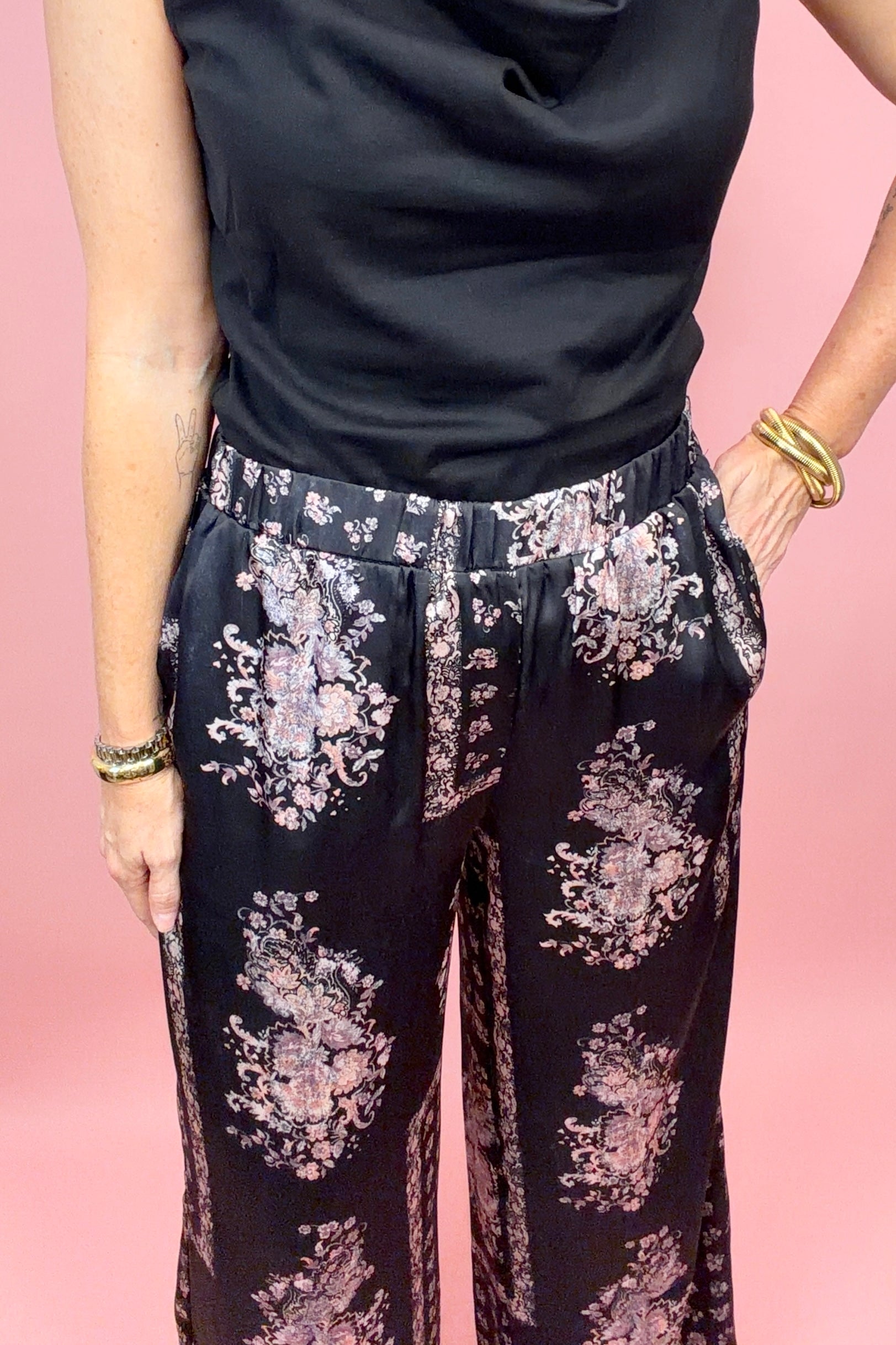 Midnight Floral Pants