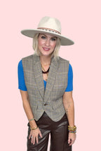 Starlit Suiting Plaid Vest