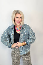 Dots & Denim Jacket