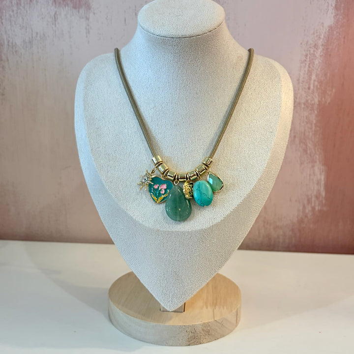 The Patina Charm Necklace