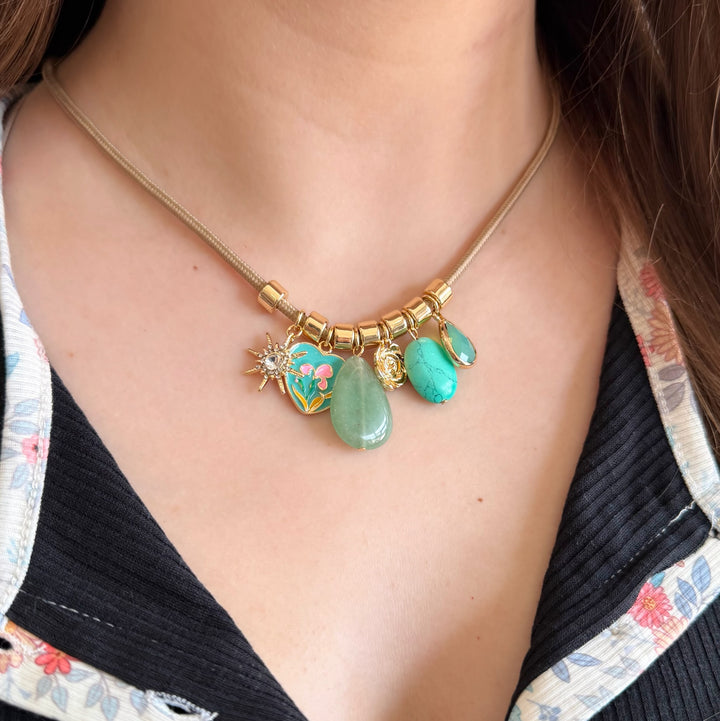 The Patina Charm Necklace