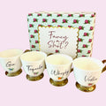 Fancy a Shot- Set of 4 Teacup Shot Glasses