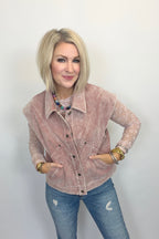 Rose to the Occasion Corduroy Vest