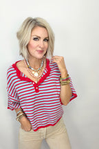 Fireside Stripe Knit Top