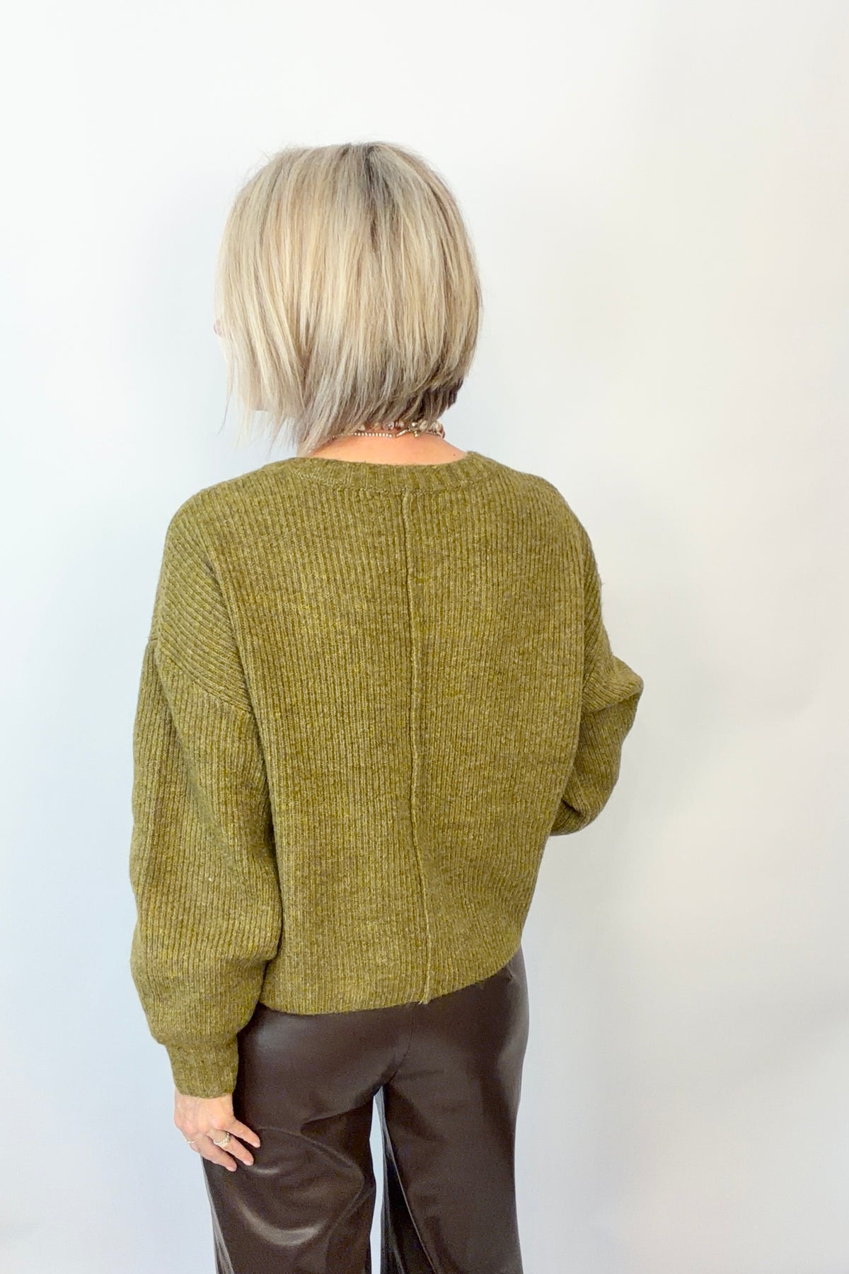 Crisp Morning Crop Sweater