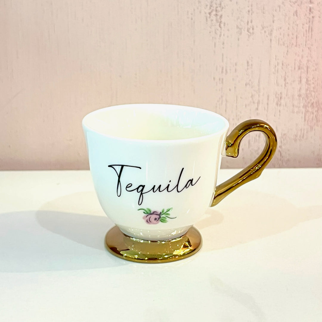 Fancy a Shot- Set of 4 Teacup Shot Glasses
