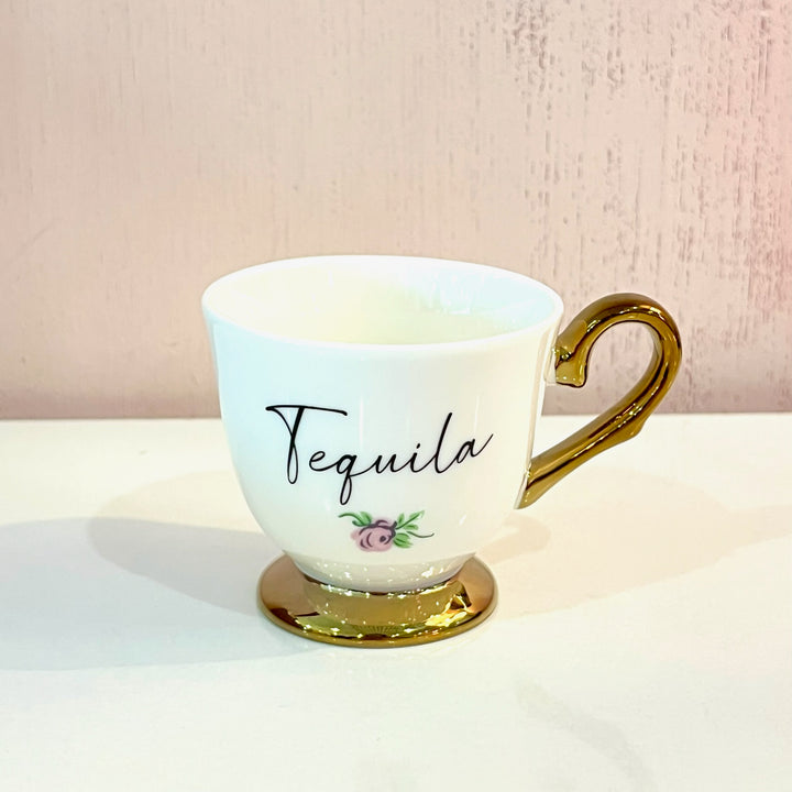 Fancy a Shot- Set of 4 Teacup Shot Glasses