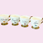 Fancy a Shot- Set of 4 Teacup Shot Glasses