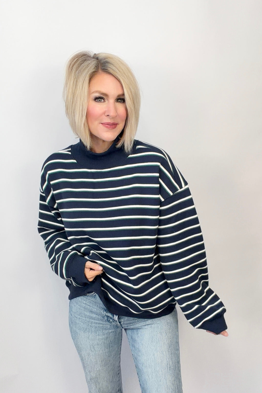 Chalet Stripe Sweatshirt