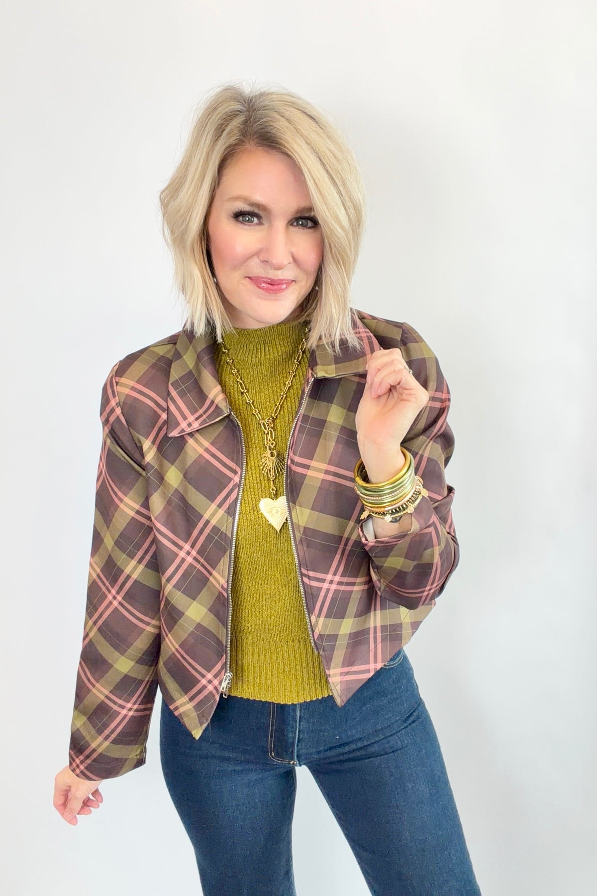 Plaid About You Jacket