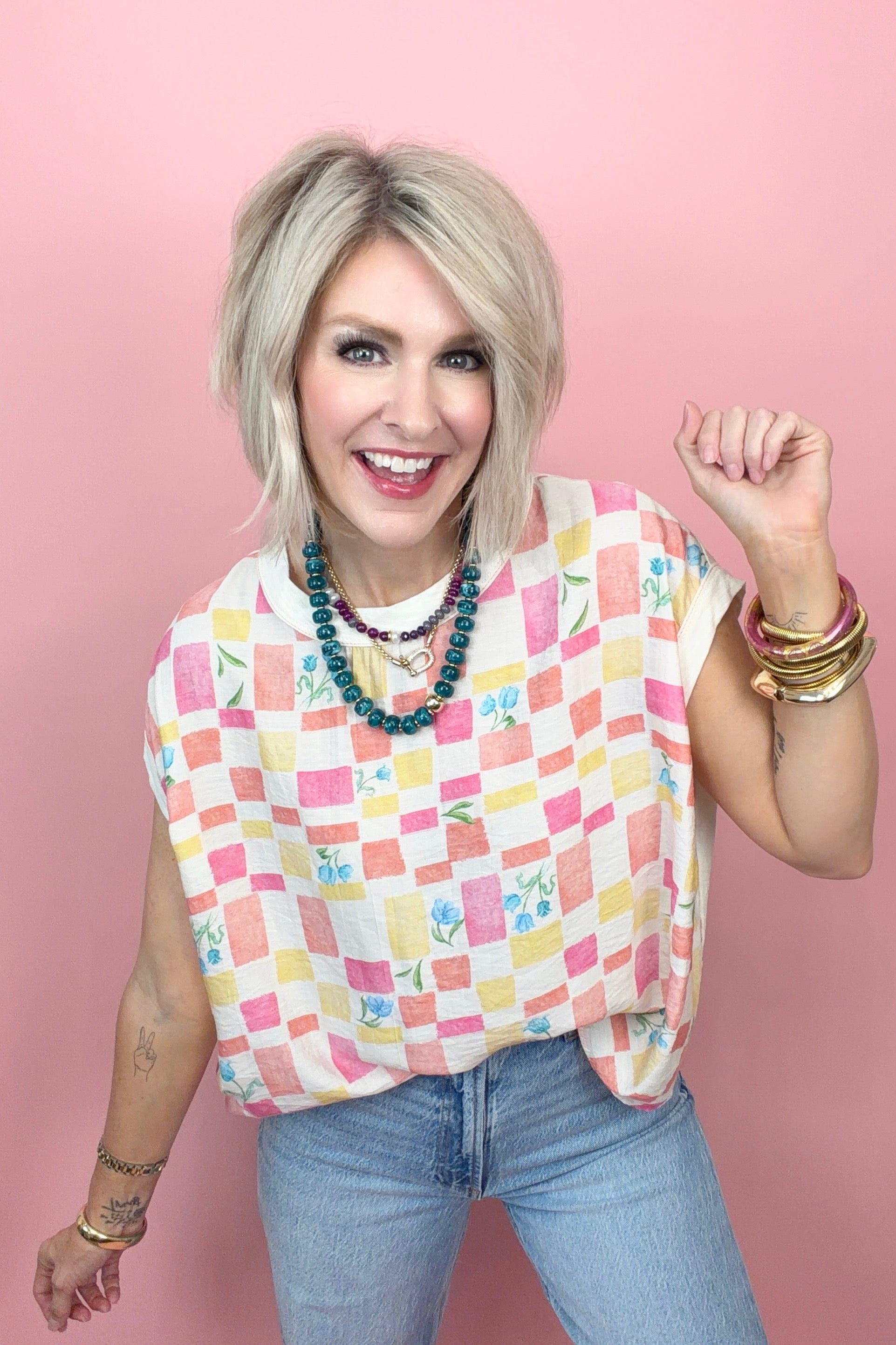 Patchwork Petal Top
