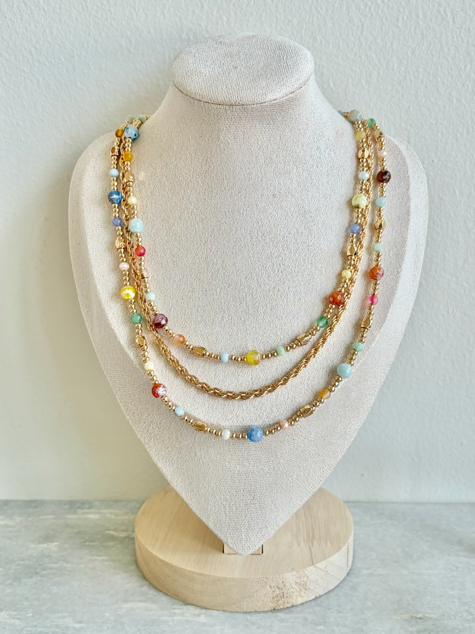The Effortless Beaded Layer Necklace