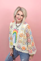 Wildflower Crochet Cardigan