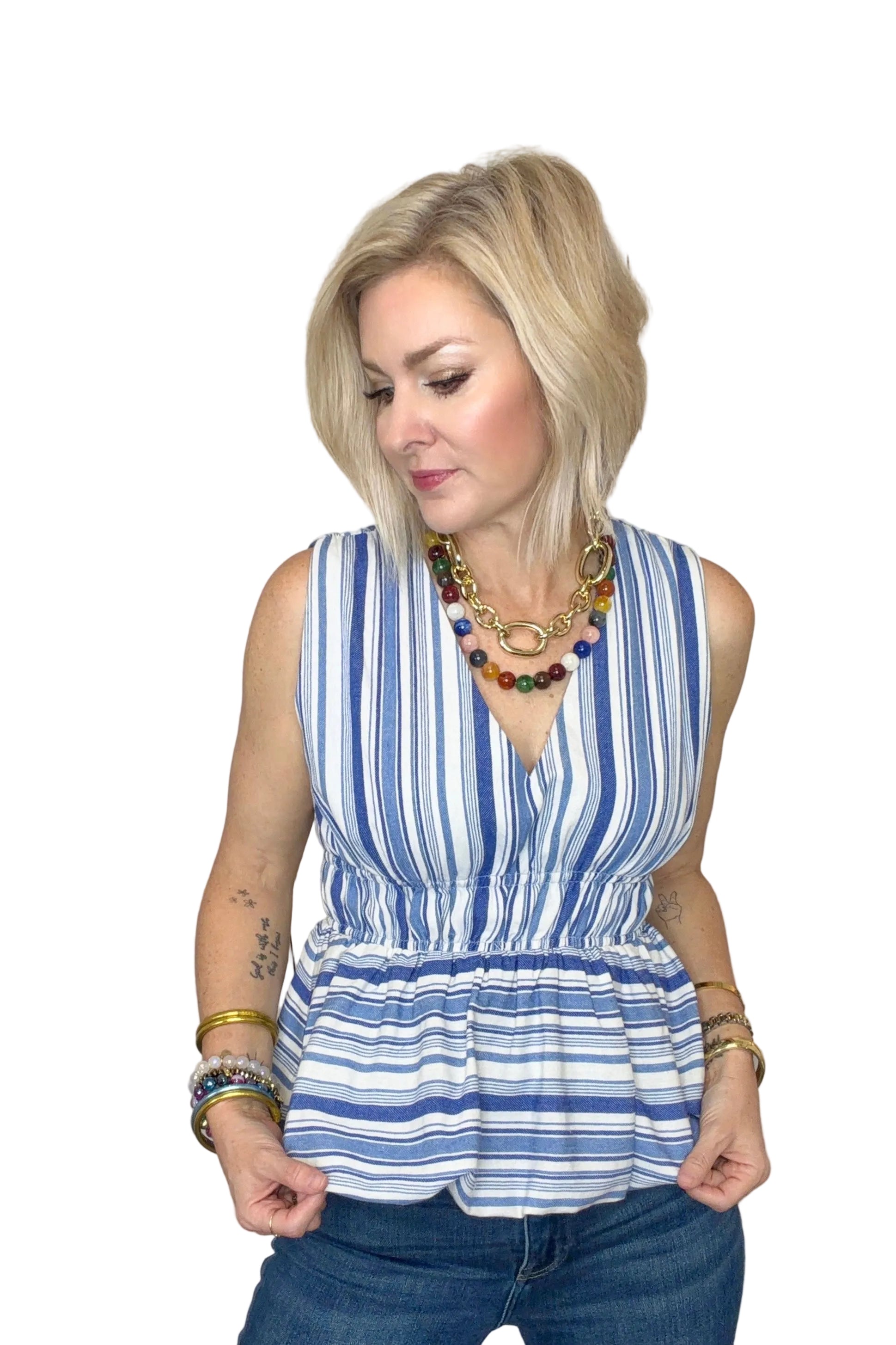 Seaside Stripe Top