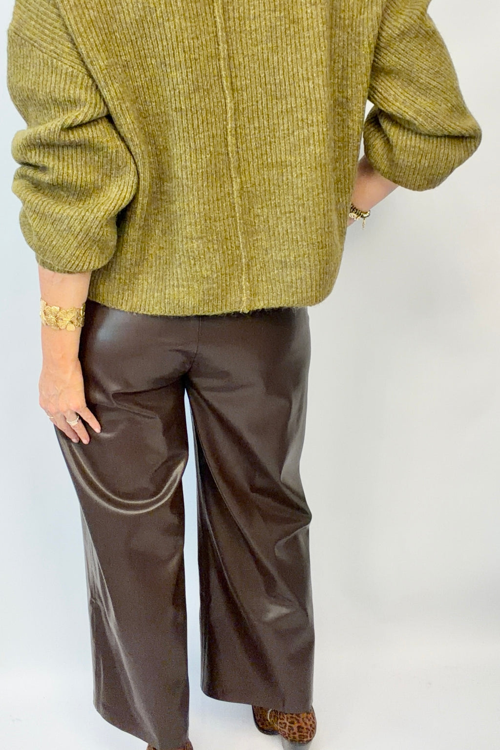 Downtown Drama Leather Pants