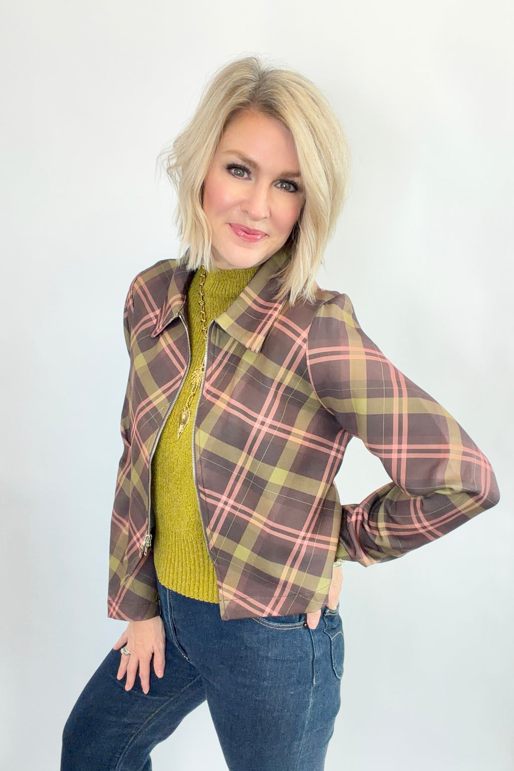 Plaid About You Jacket