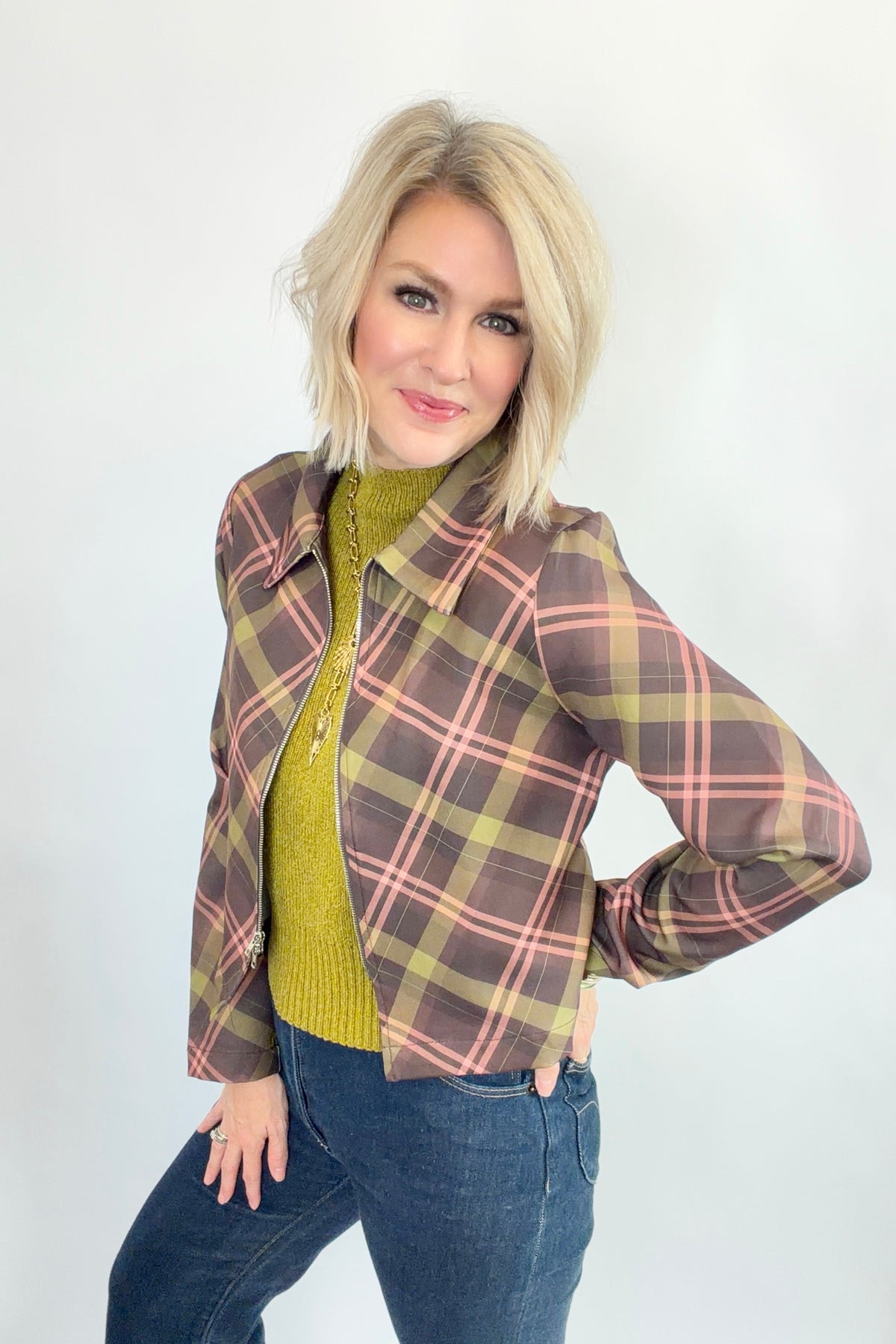 Plaid About You Jacket