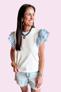 Flutter & Floral Top