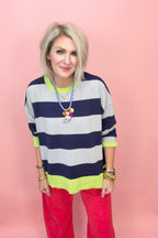 Lime Light Stripes Top