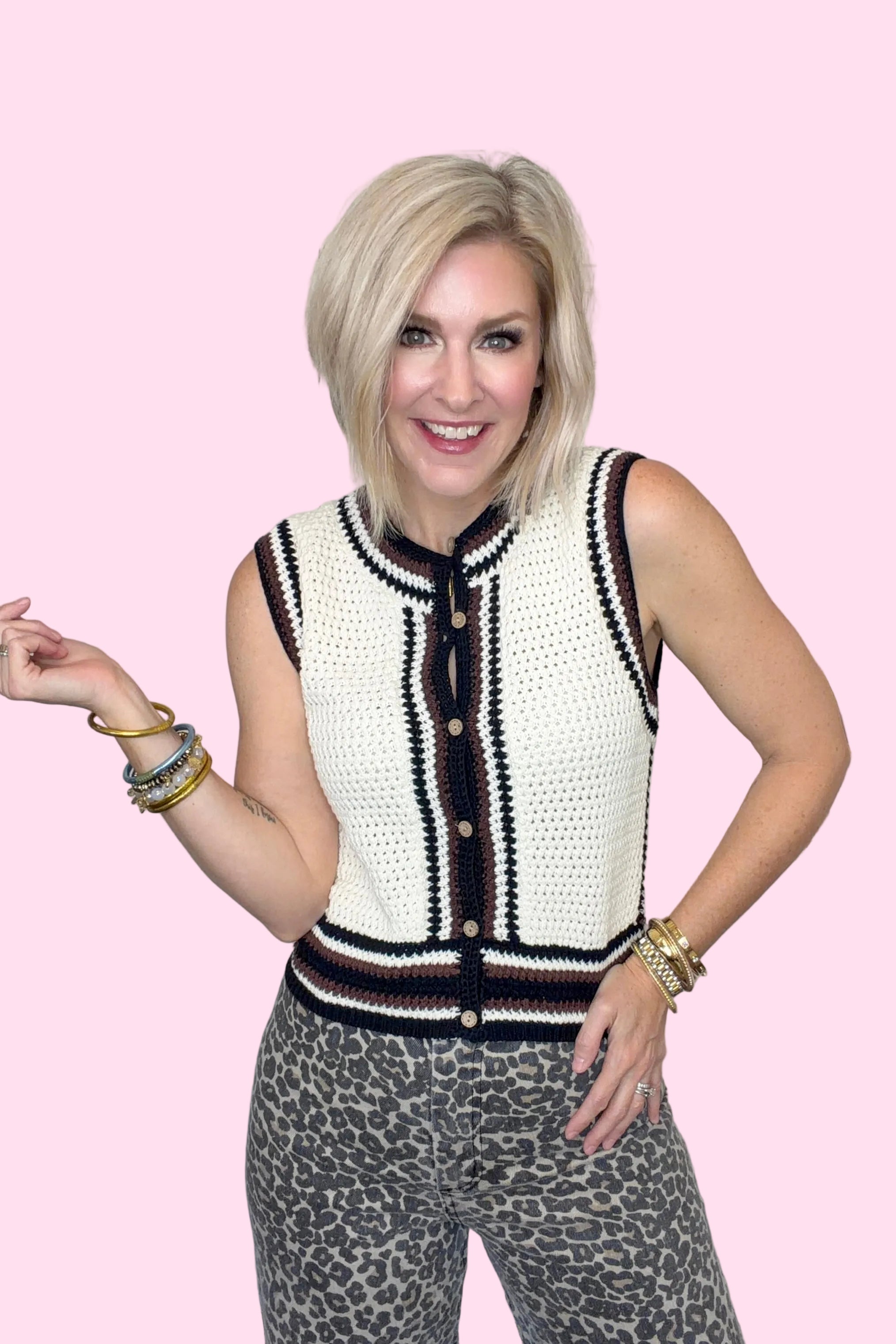 Sable & Ivory Crochet Top