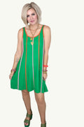 Spritz Color Block Swing Dress