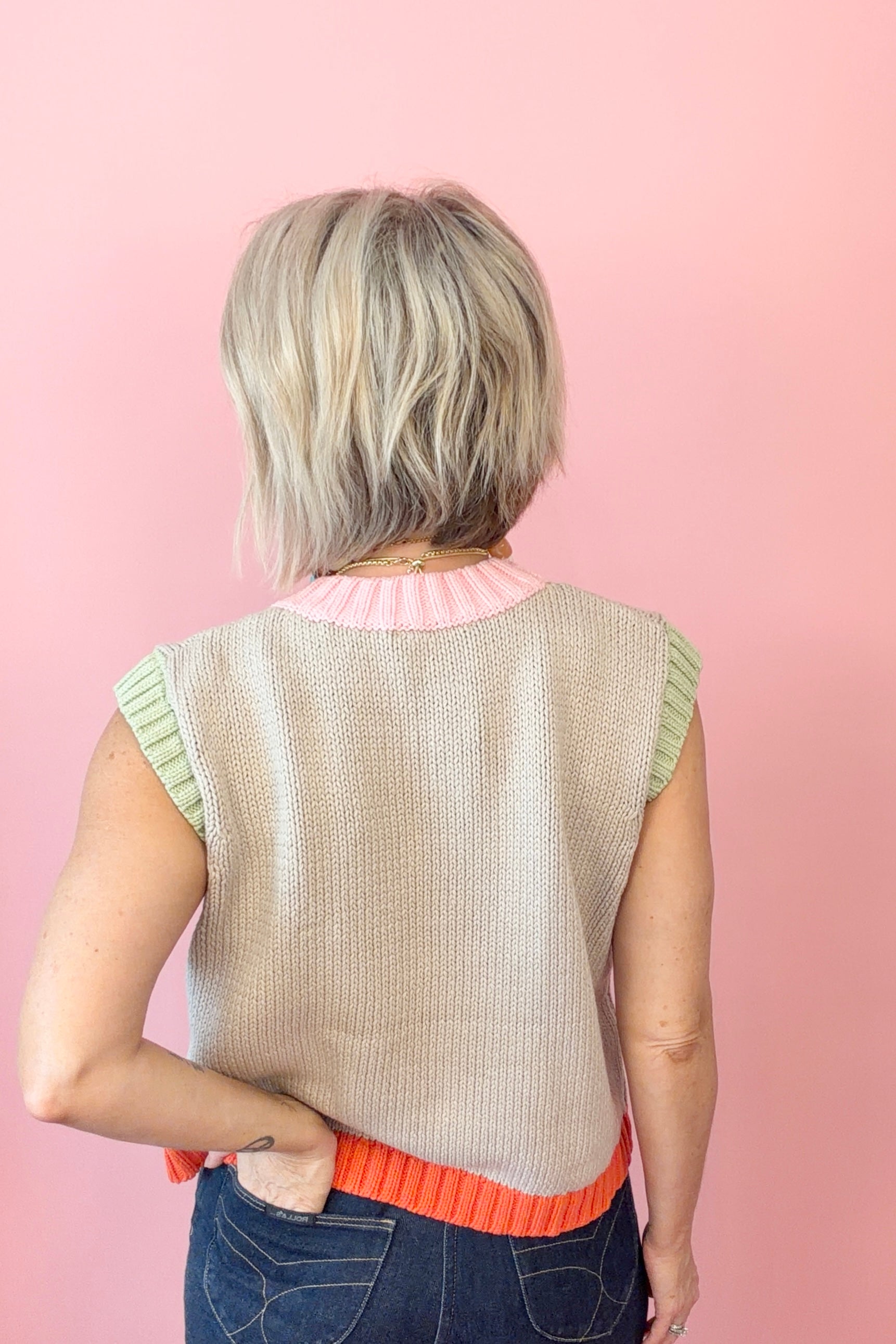 The Everyday Color Block Vest