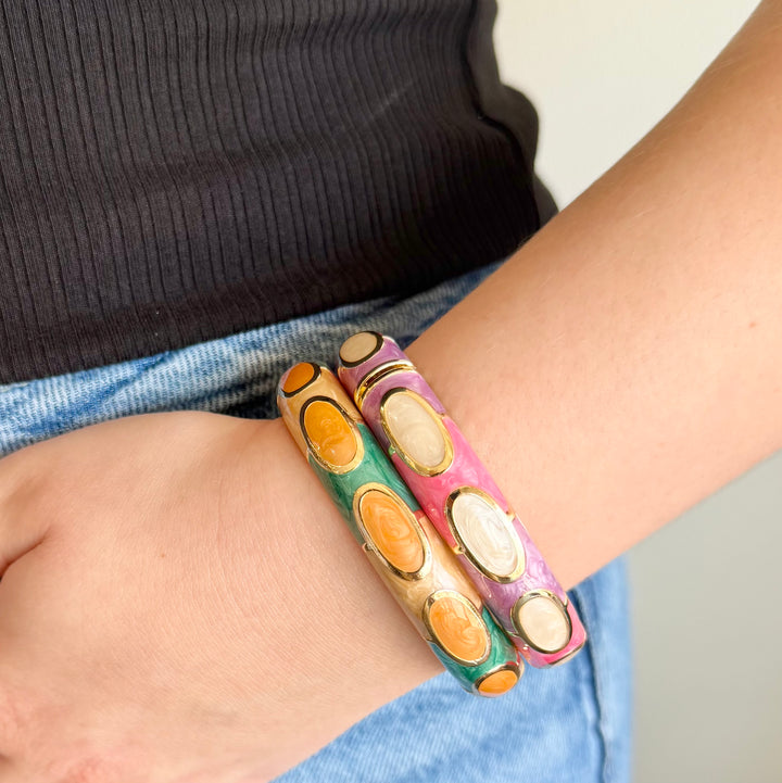 The Millefiori Bangle- Two Color Options