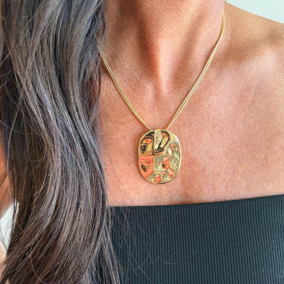 Molten Pendant Necklace