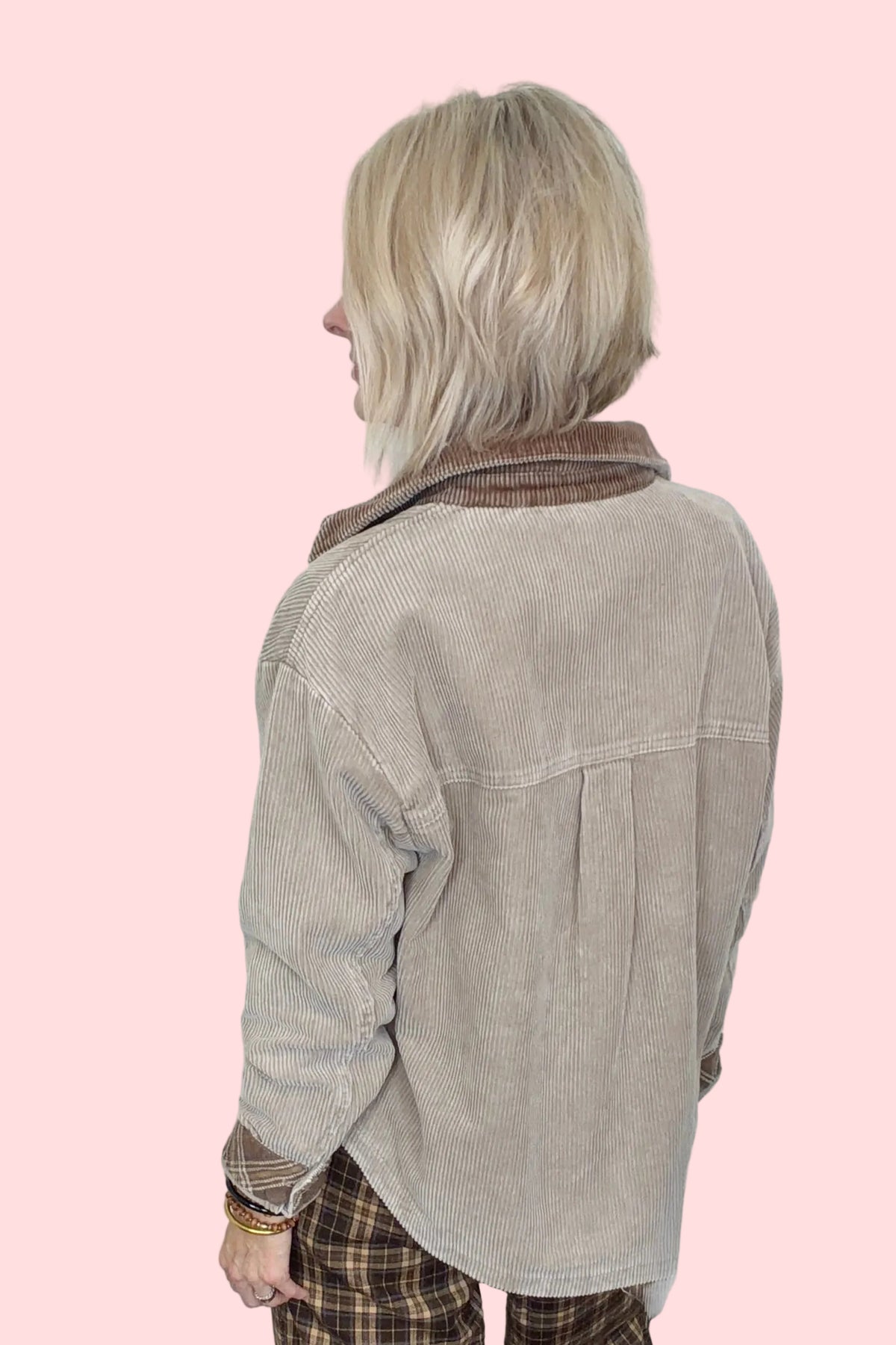 Second Nature Corduroy Shacket