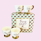 Fancy a Shot- Set of 4 Teacup Shot Glasses