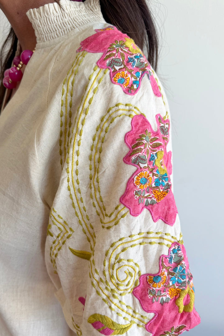 Posey Lane Embroidered Top
